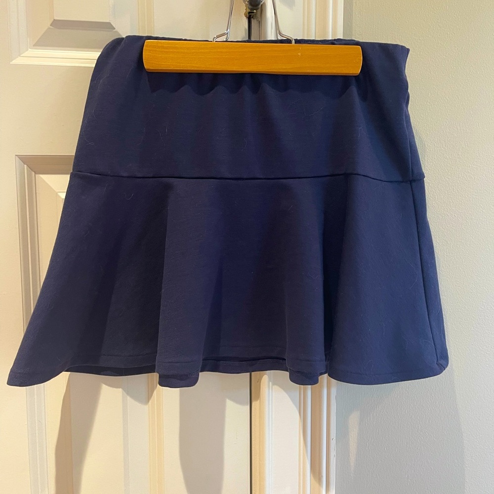 Ralph Lauren Navy Swing Skirt